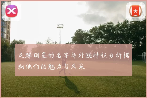 足球明星的名字与外貌特征分析揭秘他们的魅力与风采